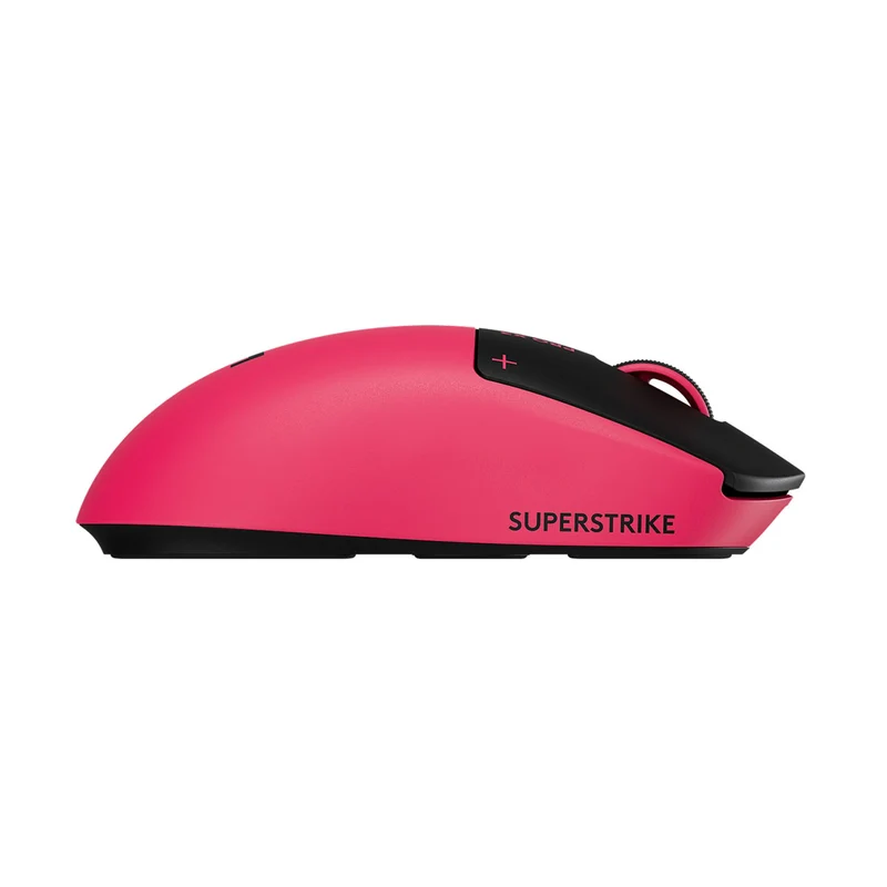 Logitech Pro X3 Superstrike Lightspeed Wireless Gaming Mouse (Midnight Black, Pink Eclipse)