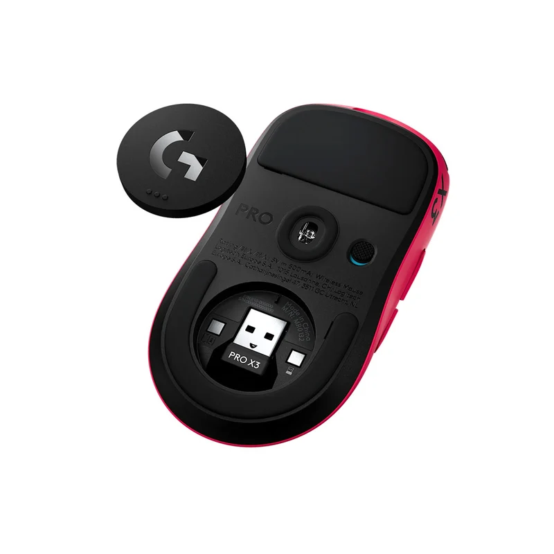 Logitech Pro X3 Superstrike Lightspeed Wireless Gaming Mouse (Midnight Black, Pink Eclipse)