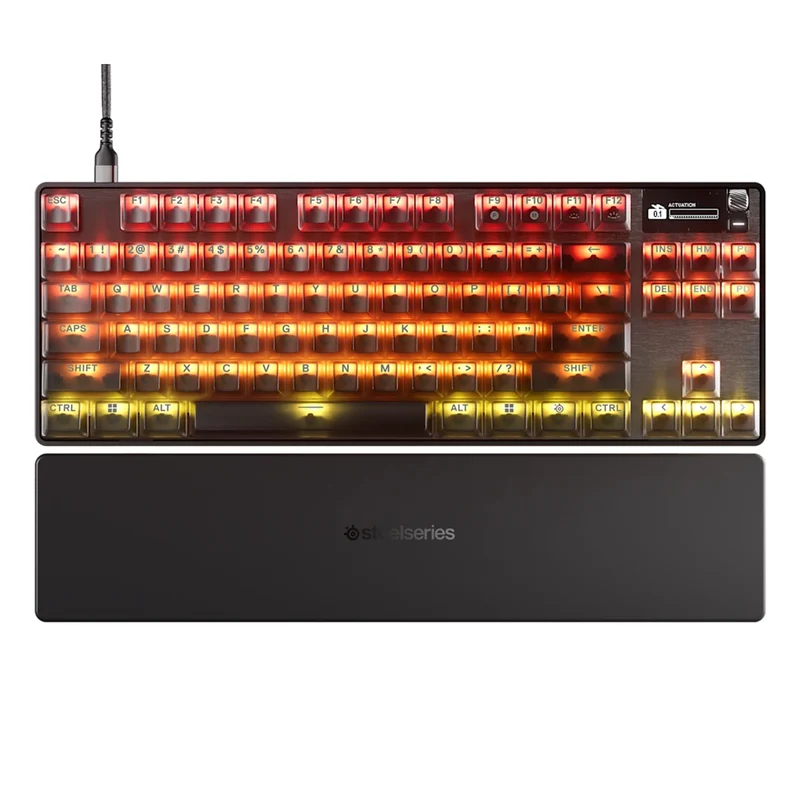 SteelSeries Apex Pro TKL Gen 3 Wired Gaming Keyboard (Omnipoint 3.0 Switches) (Steel) (64981)