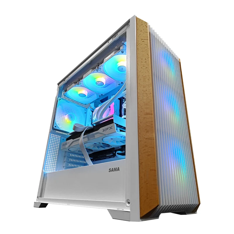 Optima Z60 White Desktop Gaming PC | AMD Ryzen 7 9700X | 32GB (2x16GB) RAM | 1TB SSD | RX 9070 XT | Windows 11 Pro