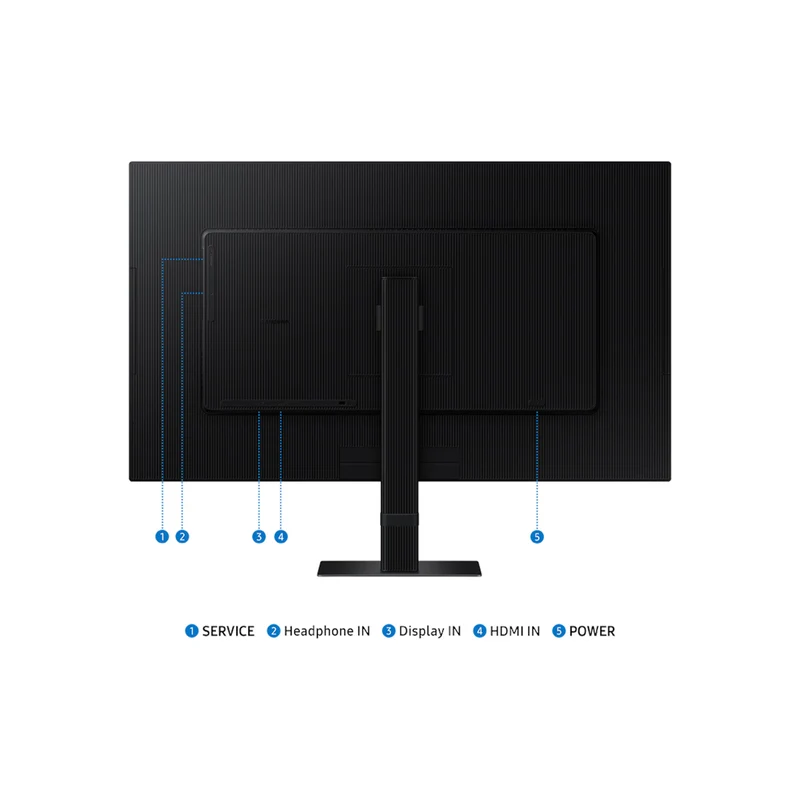 Samsung ViewFinity S7 LS27H700EAEXXP 27" 4K (3840x2160) 60Hz 5ms GTG IPS Auto Source Switch+ Monitor with Tilt Adjustment