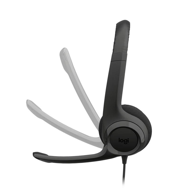 Logitech H390 USB-C Computer Headset (Midnight Black) (981-001577)