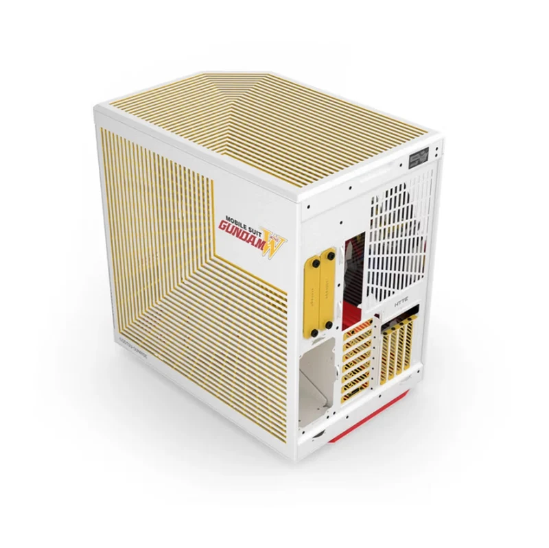 Hyte Gundam Wing Y70 Touch Infinite Dual Chamber ATX Mid-Tower Modern Aesthetic Case (White) (CS-HYTE-Y70TTI-GWING)