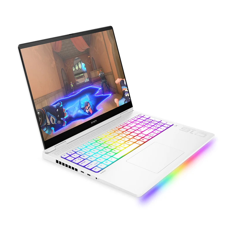 HP Omen Max 16-ah0599TX Gaming Laptop (Ceramic White) | 16" WQXGA (2560x1600) 240Hz OLED | Core Ultra 9 275HX | 64GB RAM | 2TB SSD | RTX 5090 | Windows 11 Home | MS Office Home 2024 + HP Everyday 16" Laptop Briefcase