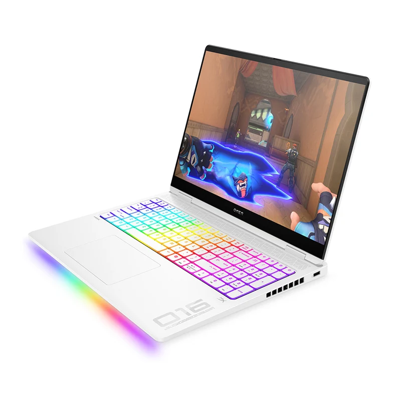 HP Omen Max 16-ah0599TX Gaming Laptop (Ceramic White) | 16" WQXGA (2560x1600) 240Hz OLED | Core Ultra 9 275HX | 64GB RAM | 2TB SSD | RTX 5090 | Windows 11 Home | MS Office Home 2024 + HP Everyday 16" Laptop Briefcase