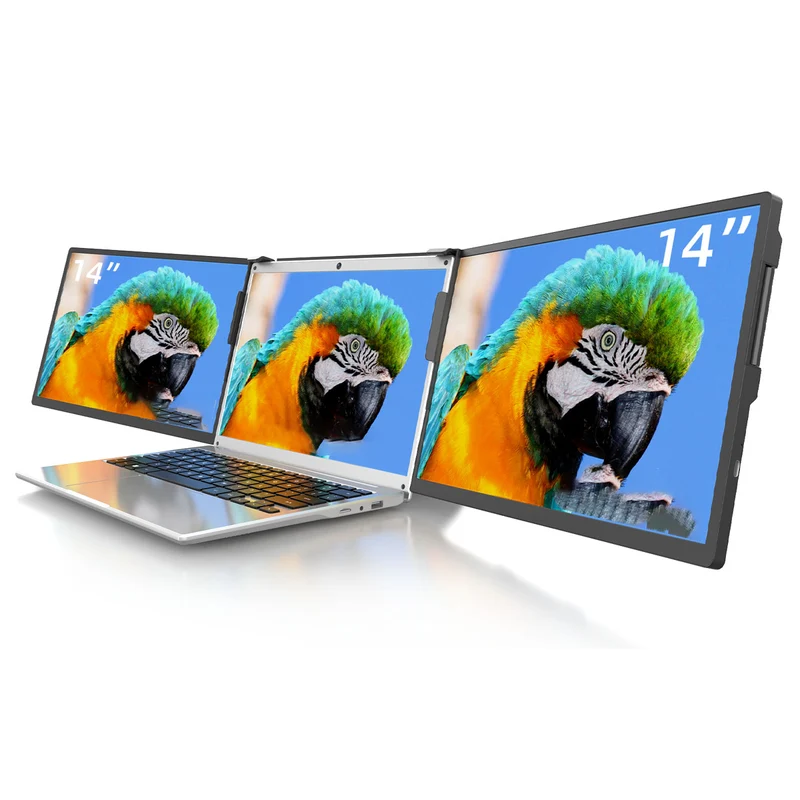 DreaMonitor Arie 1401D 14" WUXGA (1920x1200) 60Hz 30ms IPS Dual Portable Monitor (Black)