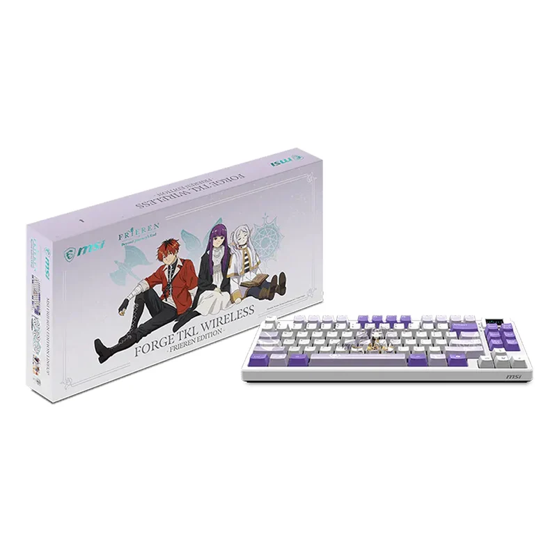MSI Forge TKL Wireless Frieren Edition 20-Mode RGB Mechanical Gaming Keyboard