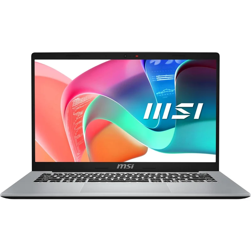 MSI Modern 14 F1MG-890PHNN Laptop (Urban Silver) | 14" FHD (1920x1080) IPS | Intel Core 7-150U | 16GB RAM | 512GB SSD | Intel Graphics | Windows 11 Home | MSI Sleeve Bag GP