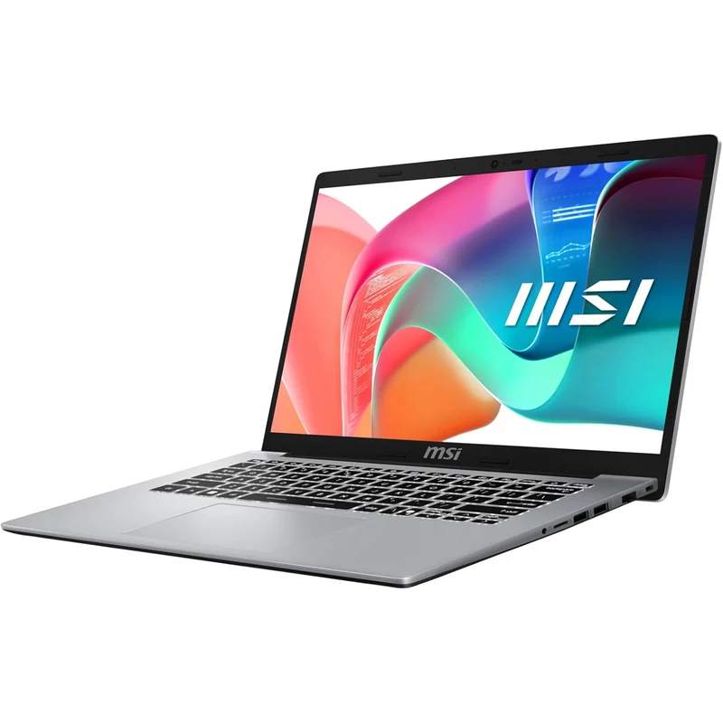 MSI Modern 14 F1MG-890PHNN Laptop (Urban Silver) | 14" FHD (1920x1080) IPS | Intel Core 7-150U | 16GB RAM | 512GB SSD | Intel Graphics | Windows 11 Home | MSI Sleeve Bag GP