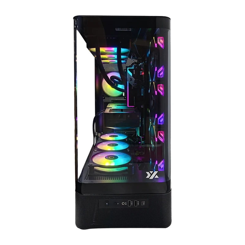 Ultra Quantum Black Desktop Gaming PC | AMD Ryzen 9 9900X | 32GB (2x16GB) RAM | 2TB SSD | RTX 5070 Ti | Windows 11 Pro