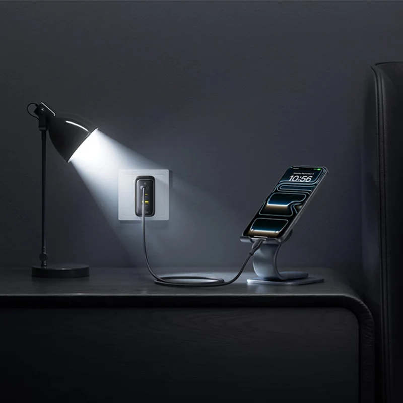 Baseus EnerFill FE22 Fast Charger 2C+U 100W (Cosmic Black) (E0124000)