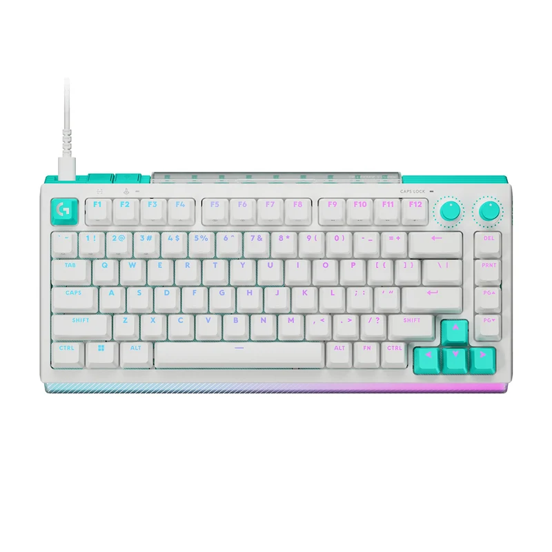 Logitech G512 X 75 Dual Swap TMR Analog/Mechanical 8k Gaming Keyboard (White) (920-013962)