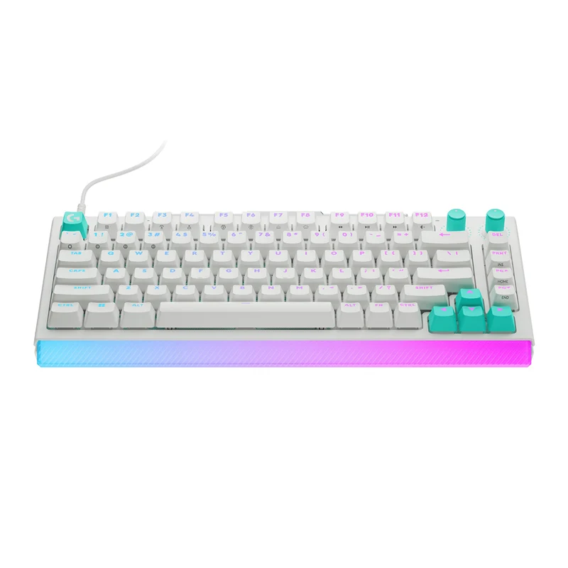 Logitech G512 X 75 Dual Swap TMR Analog/Mechanical 8k Gaming Keyboard (White) (920-013962)