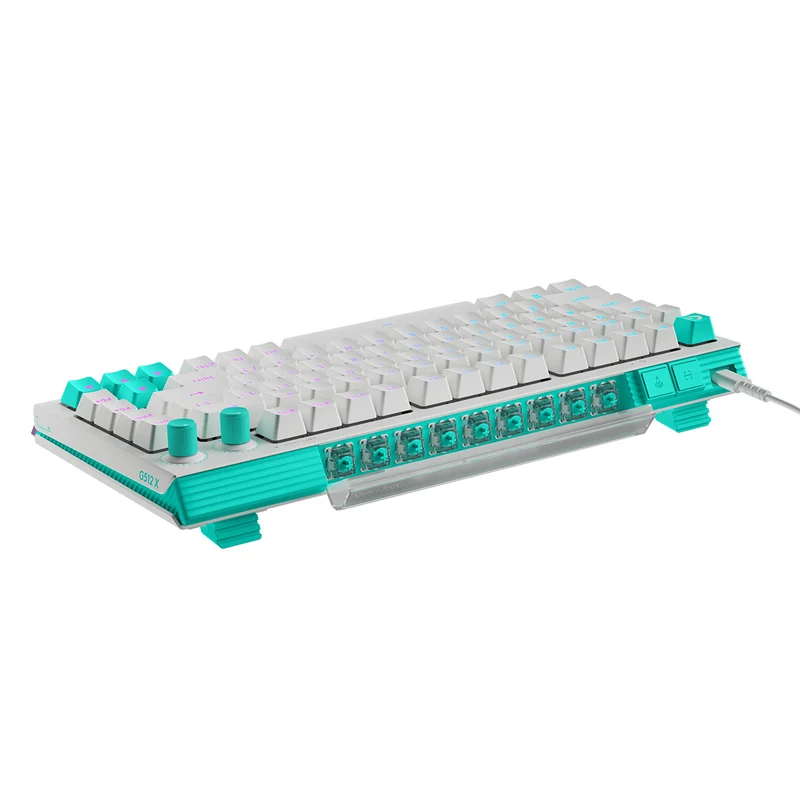 Logitech G512 X 75 Dual Swap TMR Analog/Mechanical 8k Gaming Keyboard (White) (920-013962)