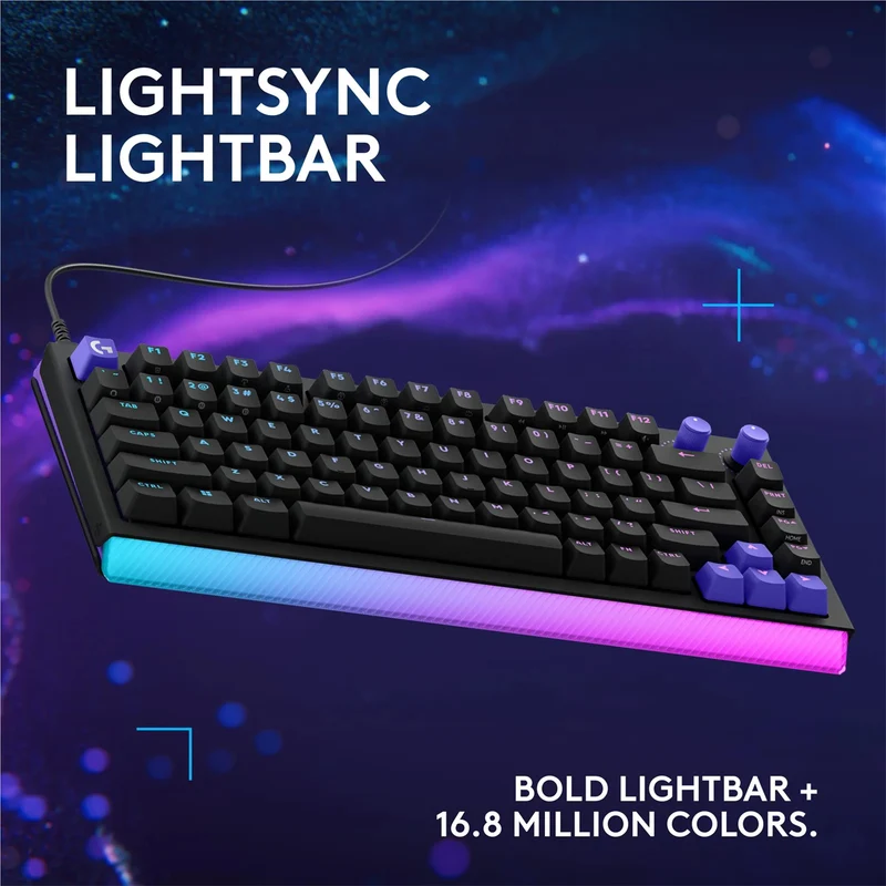 Logitech G512 X 75 Dual Swap TMR Analog/Mechanical 8k Gaming Keyboard (Black) (920-013942)
