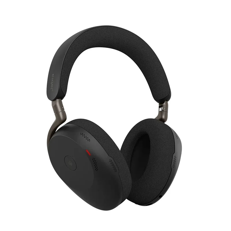 Jabra Evolve3 85 MS link390c USB-C Wireless Headset With Dongle & Wireless Charging Pad (Black)