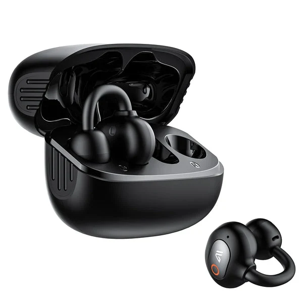 Weofly ClipFits Lite Clip-on Earbuds (Black) (WFCL728BL)
