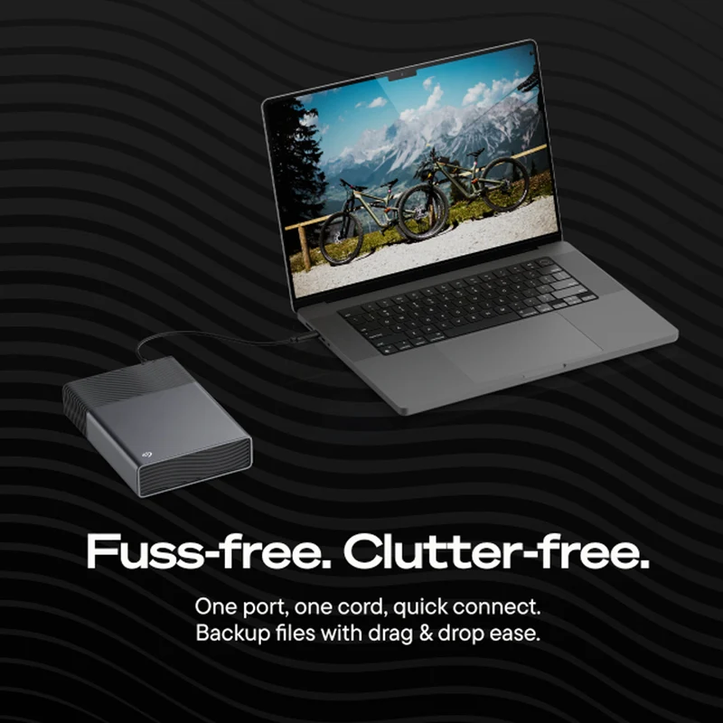 Seagate One Touch Desktop Hub USB-C External Hard Drive (20TB, 24TB) (STNB20000400, STNB24000400)