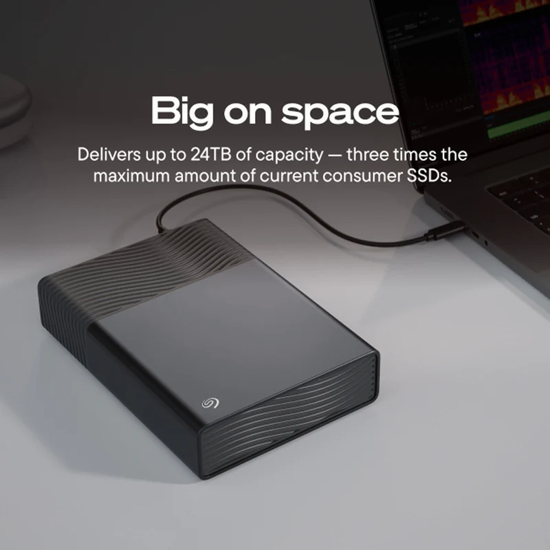 Seagate One Touch Desktop Hub USB-C External Hard Drive (20TB, 24TB) (STNB20000400, STNB24000400)
