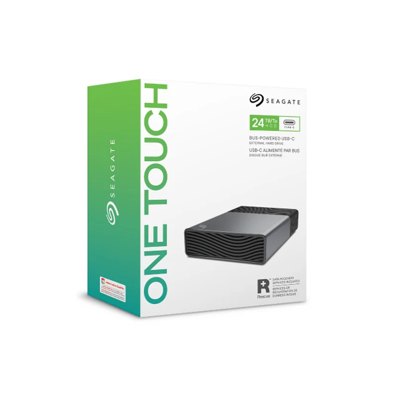 Seagate One Touch Desktop Hub USB-C External Hard Drive (20TB, 24TB) (STNB20000400, STNB24000400)