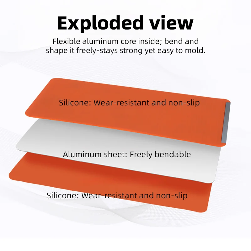 Vyvylabs Versatile Bendable Transformable Stand (Orange) (ZM-46)