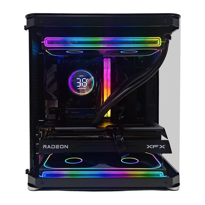 Sophos TK-1 Black Desktop Gaming PC | AMD Ryzen 7 9700X | 32GB (2x16GB) RAM | 1TB SSD | RX 9060 XT | Windows 11 Pro