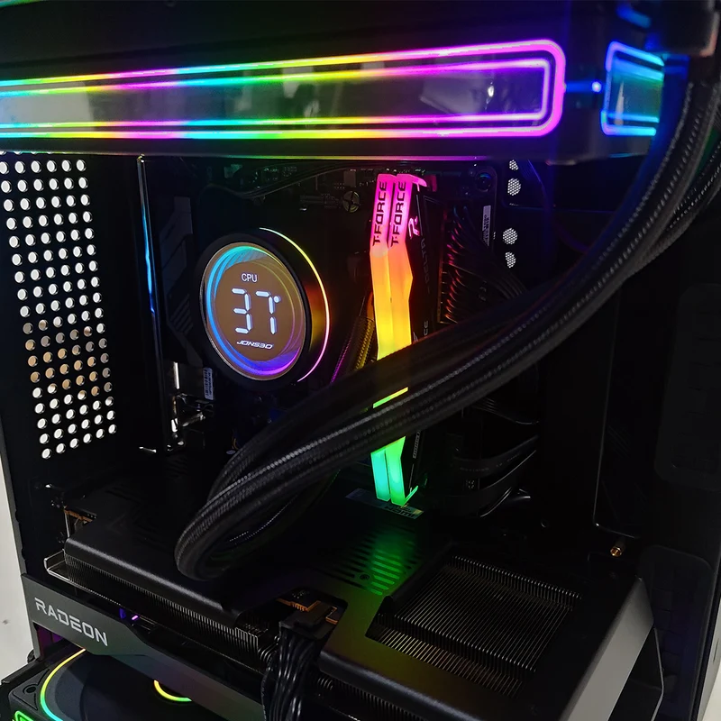 Sophos TK-1 Black Desktop Gaming PC | AMD Ryzen 7 9700X | 32GB (2x16GB) RAM | 1TB SSD | RX 9060 XT | Windows 11 Pro
