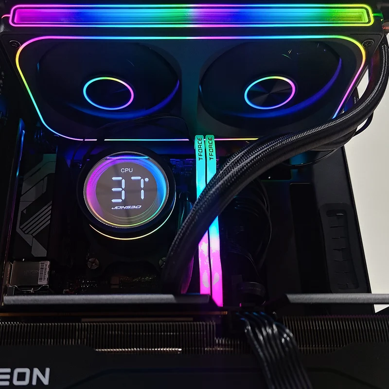 Sophos TK-1 Black Desktop Gaming PC | AMD Ryzen 7 9700X | 32GB (2x16GB) RAM | 1TB SSD | RX 9060 XT | Windows 11 Pro