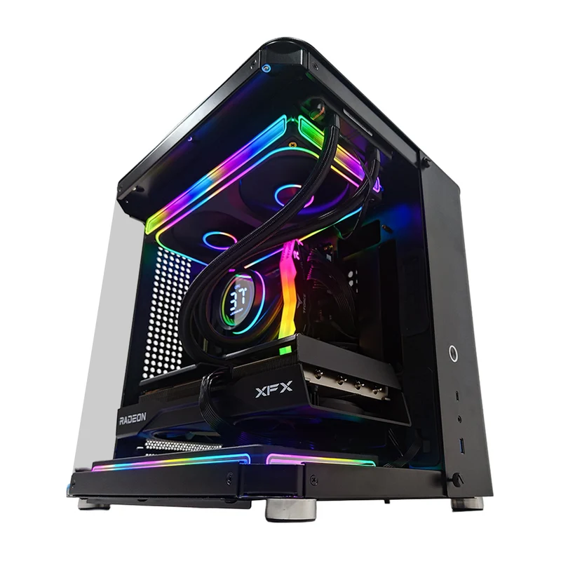 Sophos TK-1 Black Desktop Gaming PC | AMD Ryzen 7 9700X | 32GB (2x16GB) RAM | 1TB SSD | RX 9060 XT | Windows 11 Pro