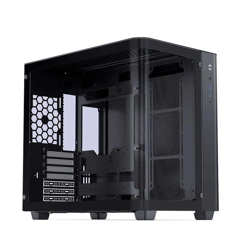 Intel Core I9-14900K Processor - Tray (Without Fan) with Free Jonsbo TK-3 ATX Separated Cabinet Computer Case (Black)