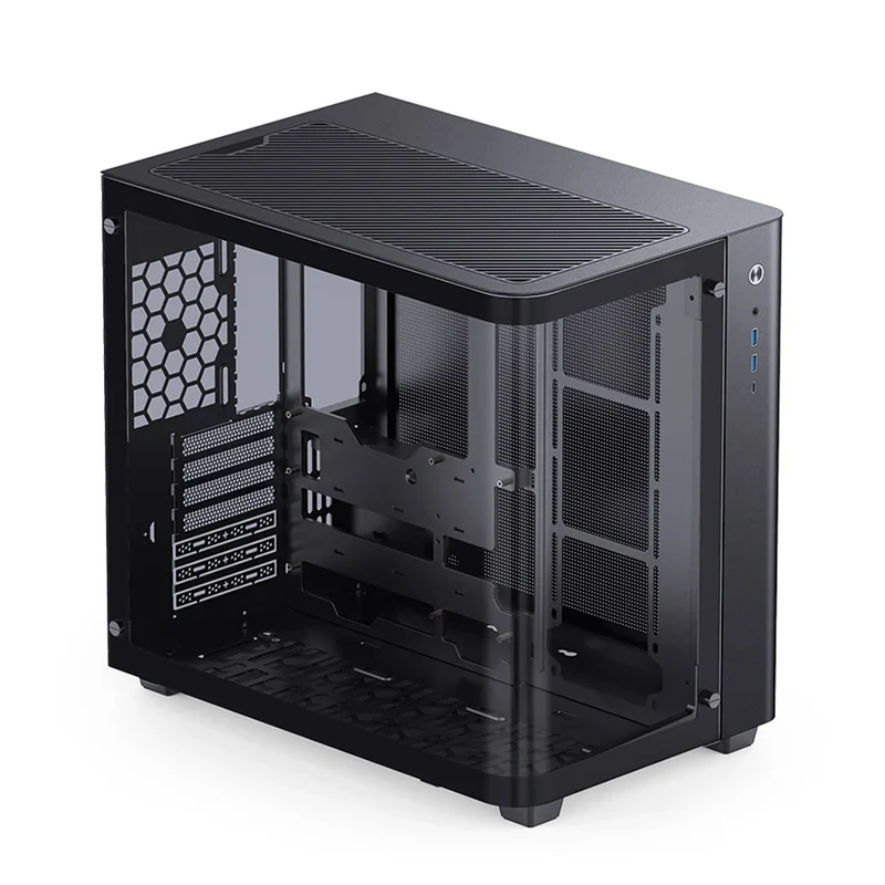 Intel Core I9-14900K Processor - Tray (Without Fan) with Free Jonsbo TK-3 ATX Separated Cabinet Computer Case (Black)