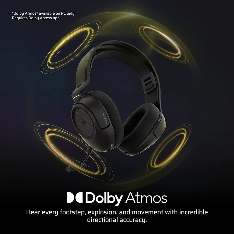 Corsair HS35 v3 Wireless Gaming Headset (Carbon, White) (CA-9011401-WW, CA-9011402-WW)