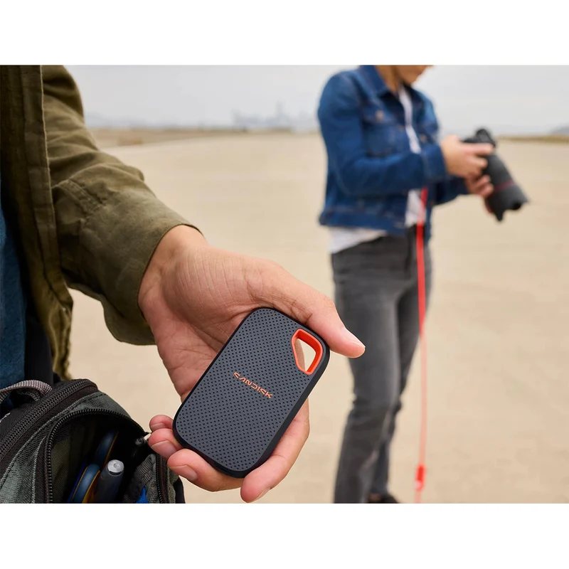 Sandisk Extreme V3 USB-C USB 3.2 Gen 2x2 (20Gbps) 2000MB/s Read Portable SSD (Black) (1TB, 2TB, 4TB)