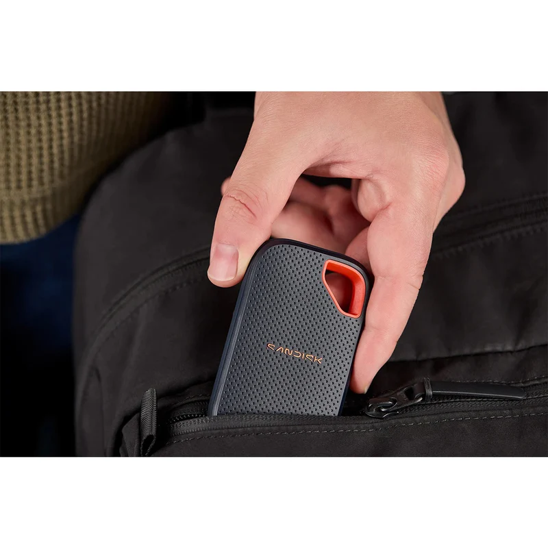 Sandisk Extreme V3 USB-C USB 3.2 Gen 2x2 (20Gbps) 2000MB/s Read Portable SSD (Black) (1TB, 2TB, 4TB)