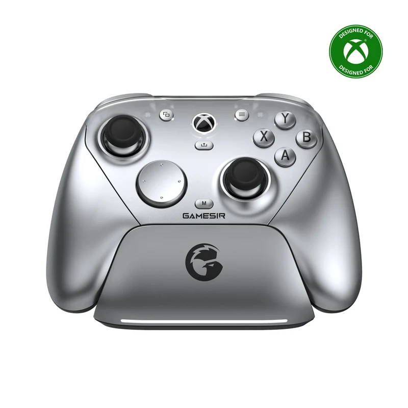 GameSir G7 Pro Tri-Mode Wired/ Wireless Gaming Controller for Xbox / Mobile / PC (Silver)