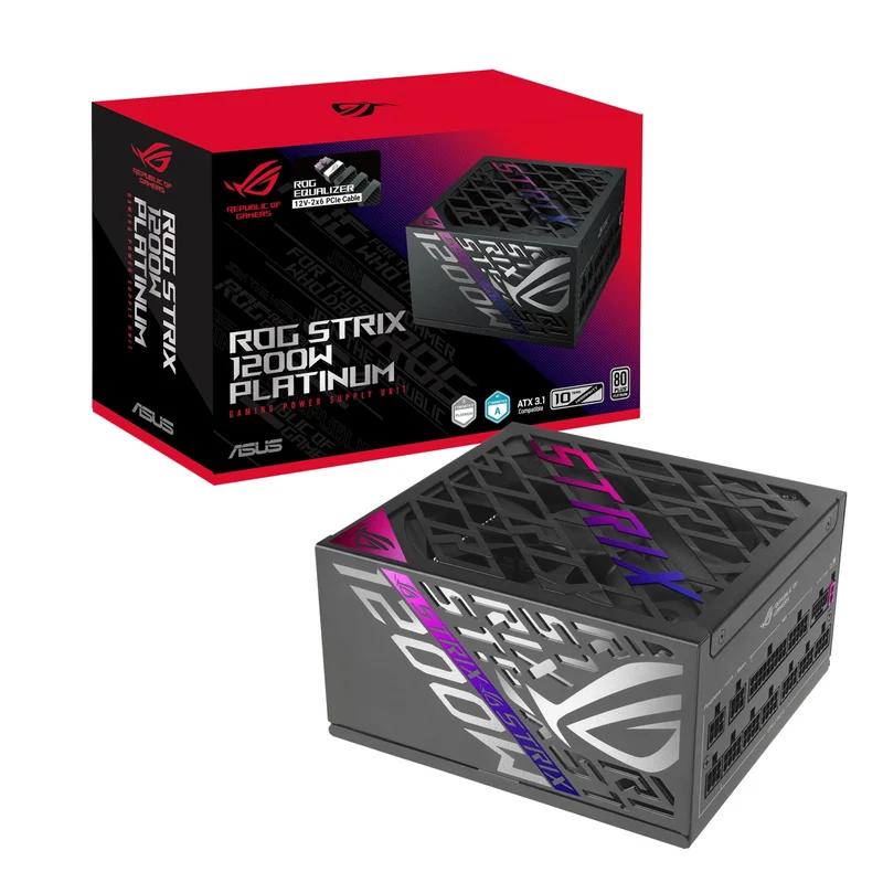 Asus ROG Strix 1200W 80+ Platinum PCIe 5.1 ATX 3.1 Gaming Power Supply (ROG Equalizer)