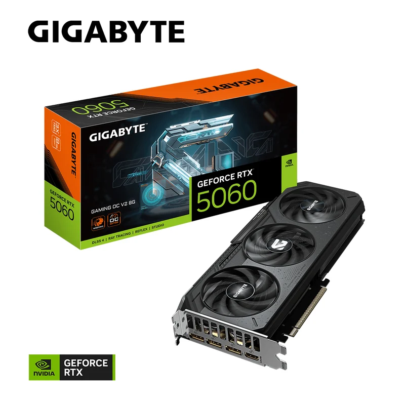 Gigabyte GeForce RTX 5060 Gaming OC V2 8GB GDDR7 Graphics Card