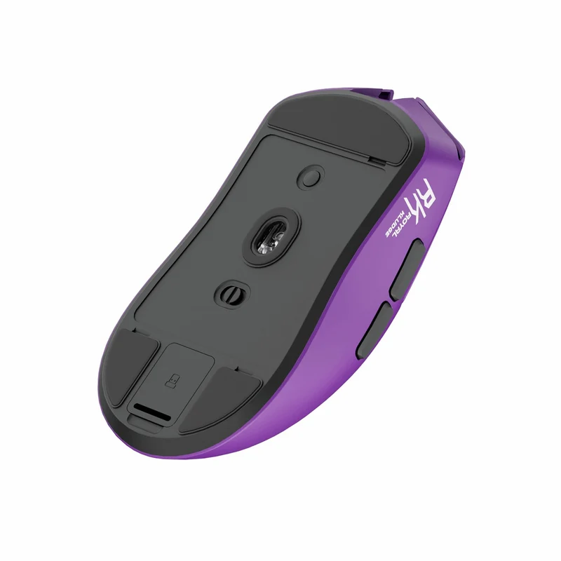Royal Kludge MG6 Pro 8K Polling Rate Tri-mode Gaming Mouse (Dark Night, Violet, Berry Red)