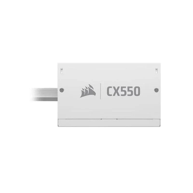 Corsair CX550 550W Cybenetics Silver ATX 3.1 PCIe Non-Modular ATX Power Supply (White) (CP-9020327-NA)