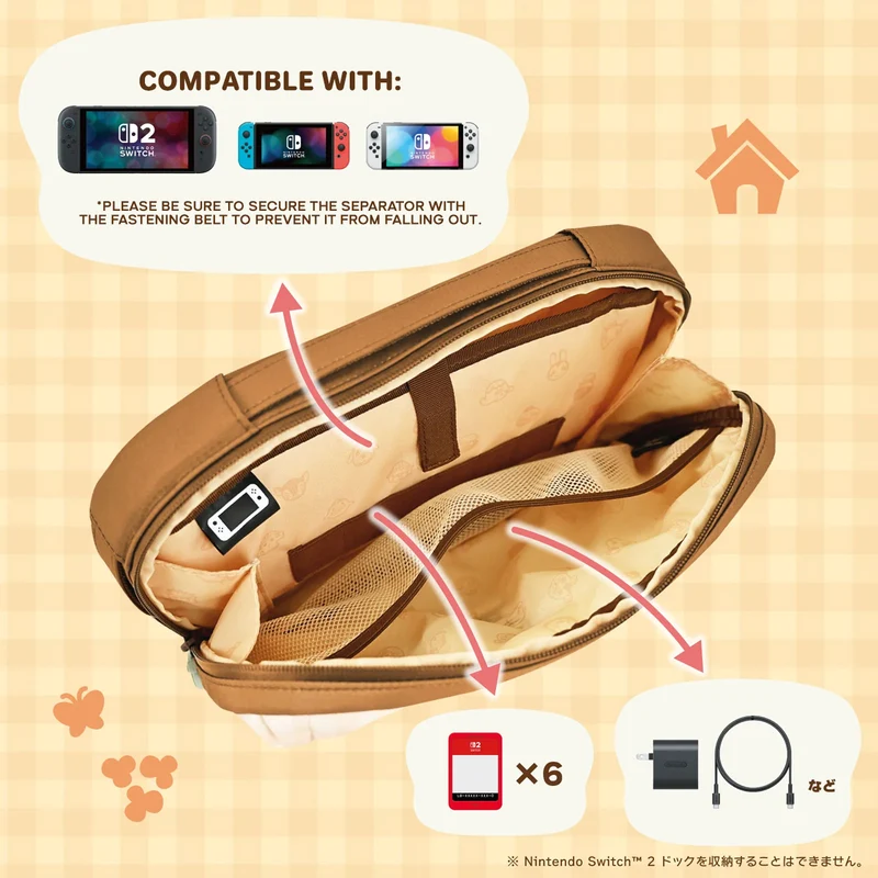 Hori Puff Pouch for Nintendo Switch 2 (DIY Life) (NSX-159A)