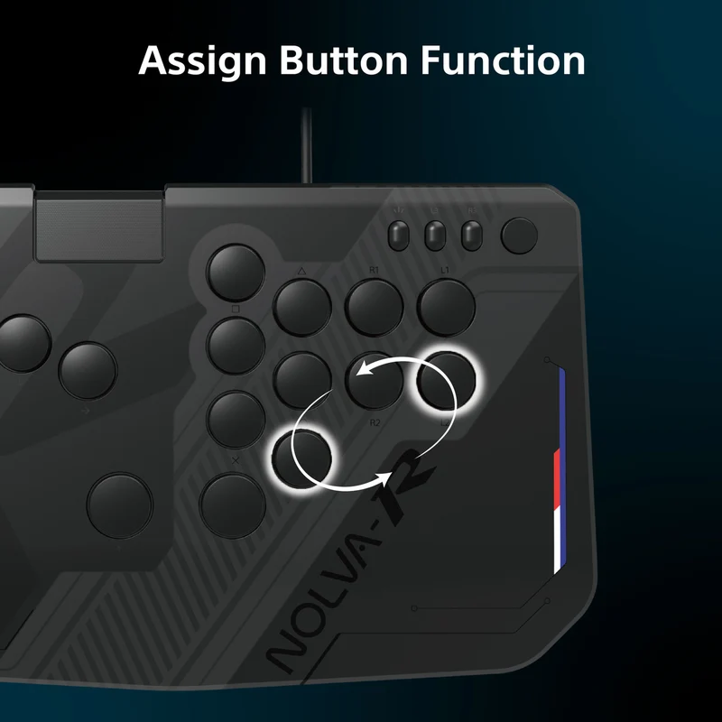 Hori Nolva Reactor Mechanical All-Button Arcade Controller for Playstation 5/PS4/PC (SPF-050A)