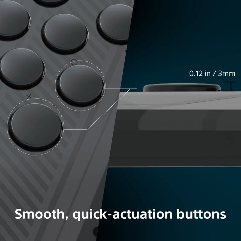 Hori Nolva Reactor Mechanical All-Button Arcade Controller for Playstation 5/PS4/PC (SPF-050A)