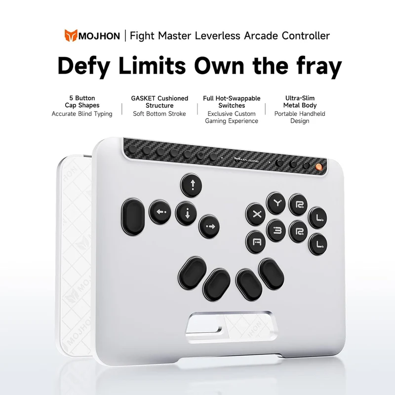 Bigbig Won Mojhon Fight Master Arcade Controller (Silver)