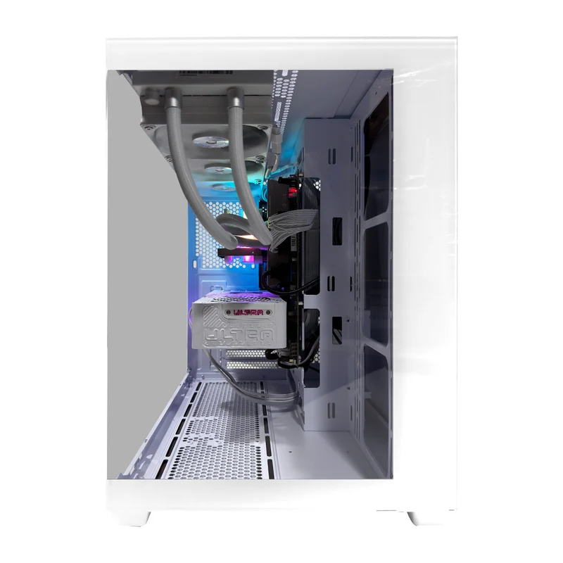 Optima C285P White Desktop Gaming PC | AMD Ryzen 7 9700X | 32GB (2x16GB) RAM | 1TB SSD | RTX 5070 | Windows 11 Pro