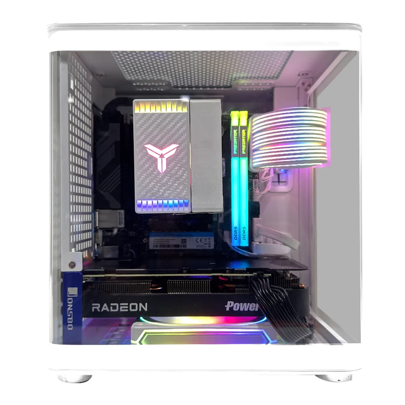 Sophos TK-0 White Desktop Gaming PC | AMD Ryzen 7 9700X | 32GB (2x16GB) RAM | 1TB SSD | RX 9060 XT | Windows 11 Pro
