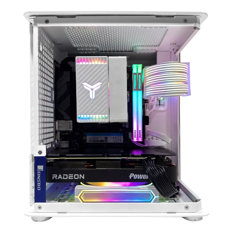 Sophos TK-0 White Desktop Gaming PC | AMD Ryzen 7 9700X | 32GB (2x16GB) RAM | 1TB SSD | RX 9060 XT | Windows 11 Pro
