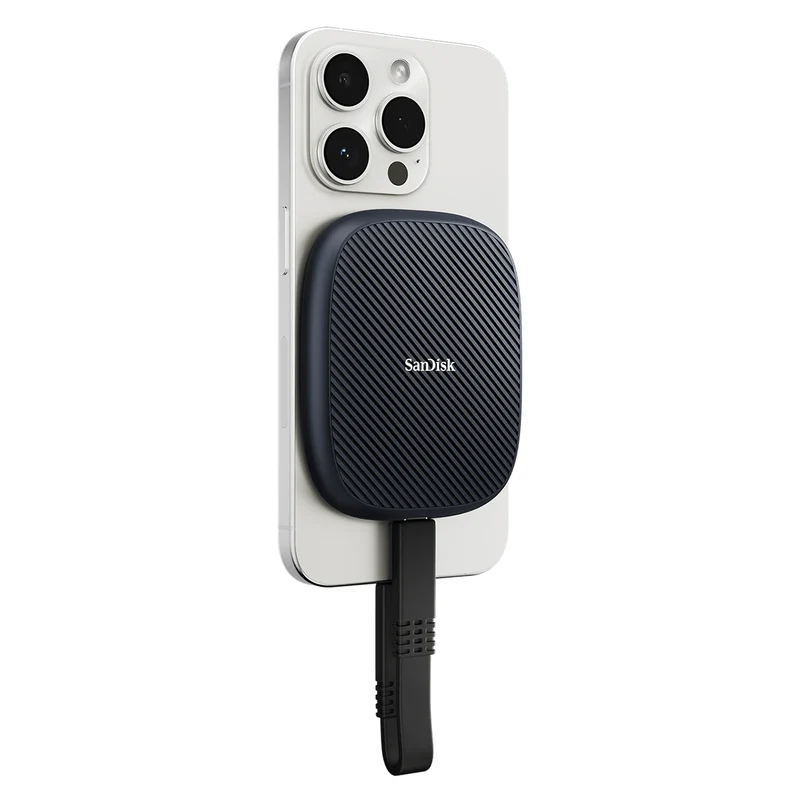 Sandisk Phone SSD - 1TB 1000MB/s Read Type-C MagSafe Compatible Drive (Amber)