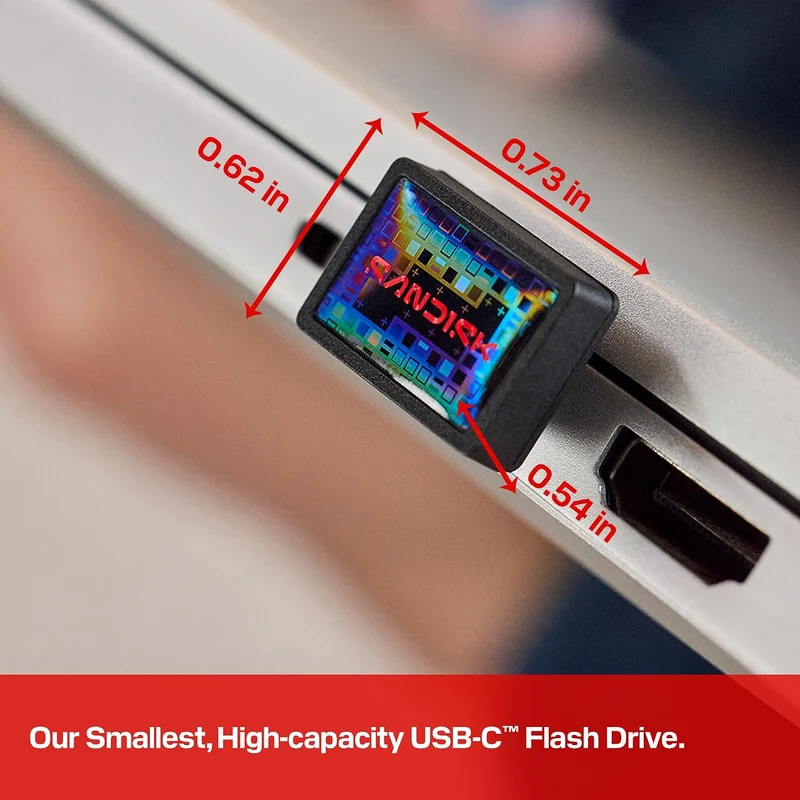 Sandisk Extreme Fit USB-C Flash Drive (64GB, 128GB)