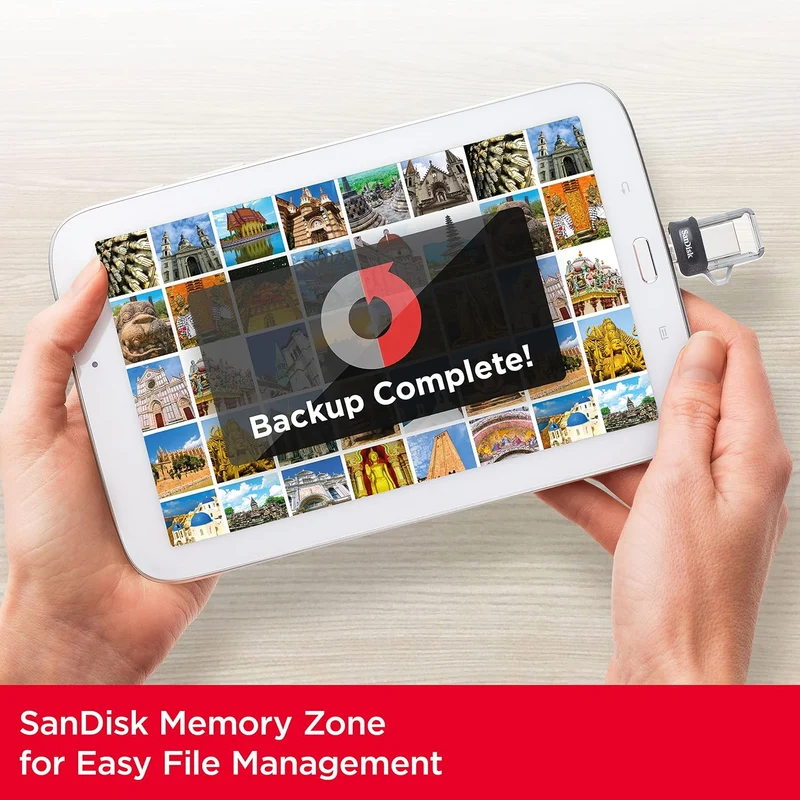 Sandisk Ultra Dual Drive m3.0 USB 3.0 & micro-USB 130MB/s Read (Black/Gray) (64GB, 128GB)