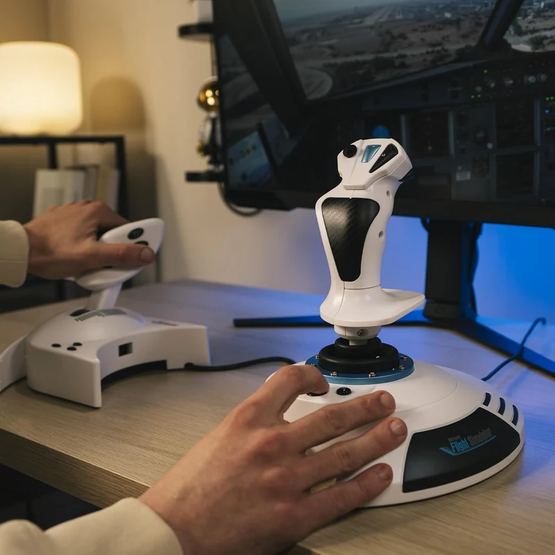 Thrustmaster T.Flight Hotas 5 Microsoft Flight Simulator 2024 Special Edition for PS5/PS4 (4160949)
